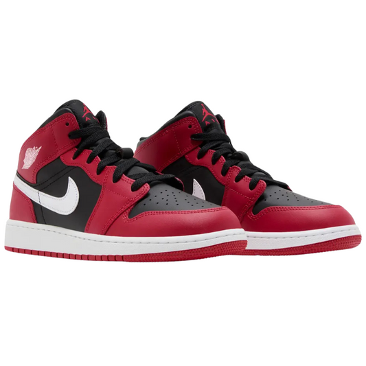 Jordan 1 Mid Gym Red Black White (GS)
