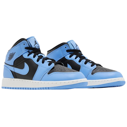 Jordan 1 Mid University Blue Black (GS)