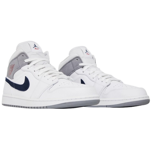 Jordan 1 Mid Paris White