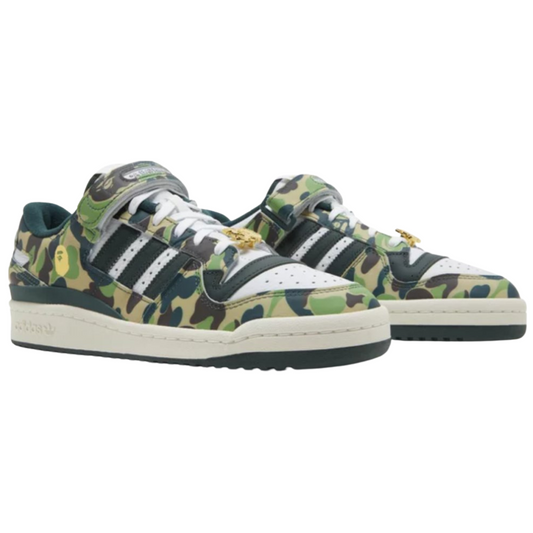 Adidas Forum 84 Low Bape 30th Anniversary Green Camo