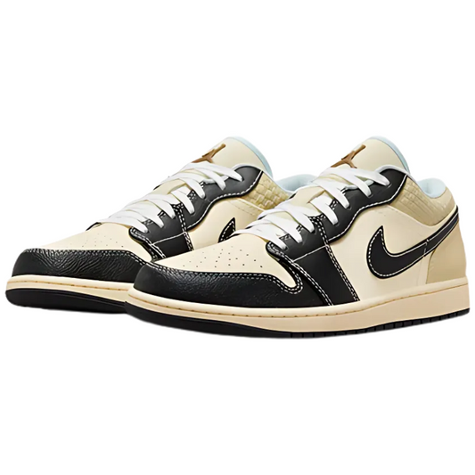 Jordan 1 Low SE Coconut Milk Black Muslin