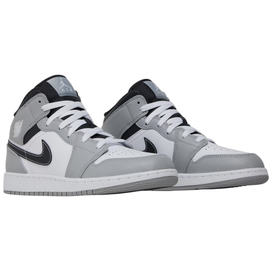 Jordan 1 Mid Light Smoke Grey (GS)