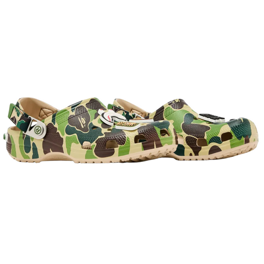Crocs Classic Clog A Bathing Ape ABC Camo Green