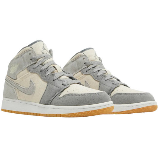 Jordan 1 Mid SE Coconut Milk Particle Grey (GS)