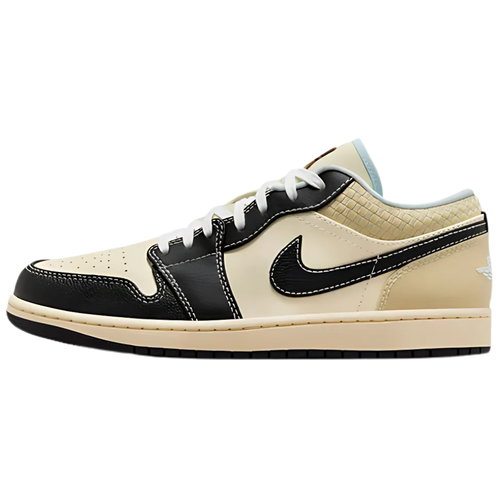 Jordan 1 Low SE Coconut Milk Black Muslin