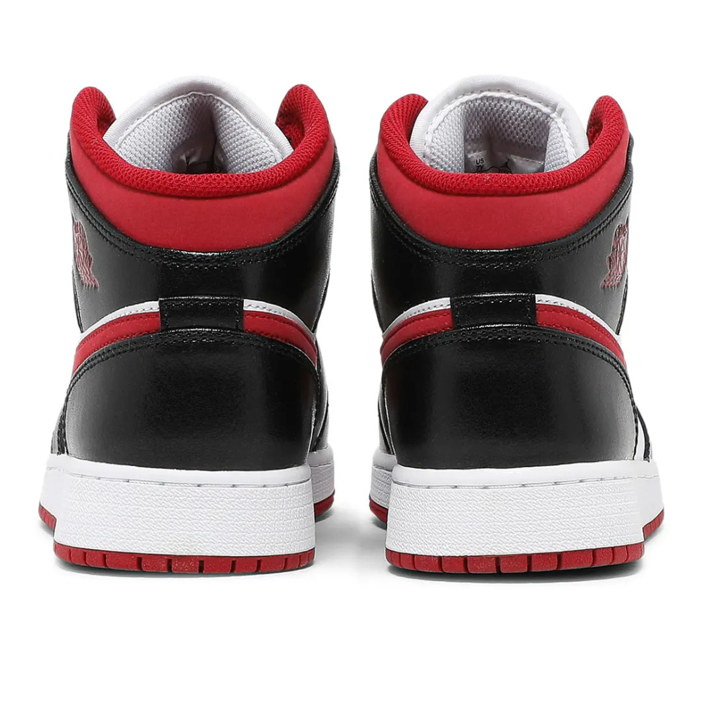 Jordan 1 Mid Gym Red Black White (GS)