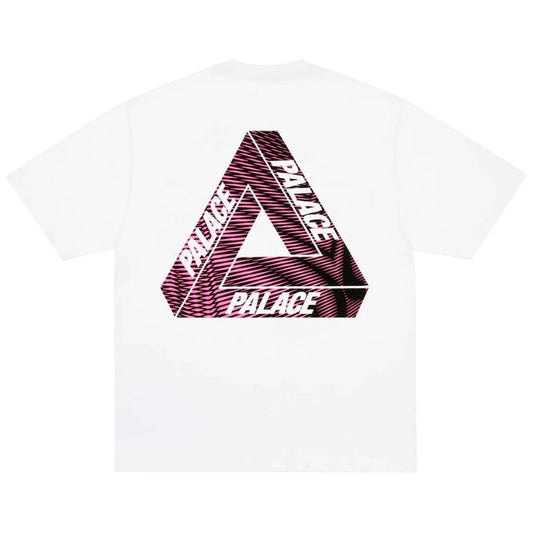 Palace Tri-Vex T-Shirt White/Pink