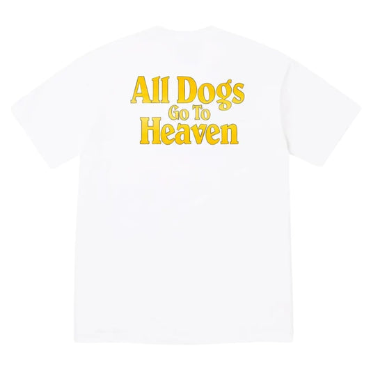 Supreme All Dogs Go To Heaven Tee White