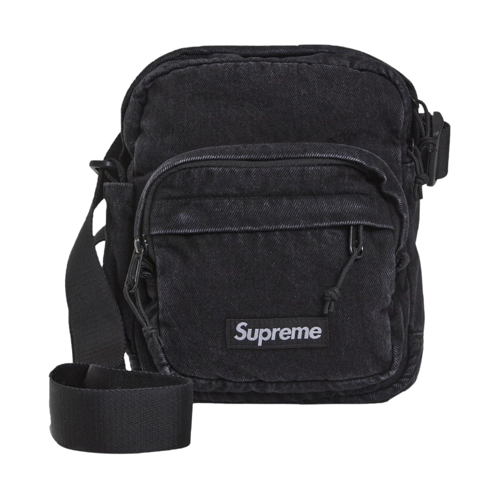 Supreme Denim Shoulder Bag Black