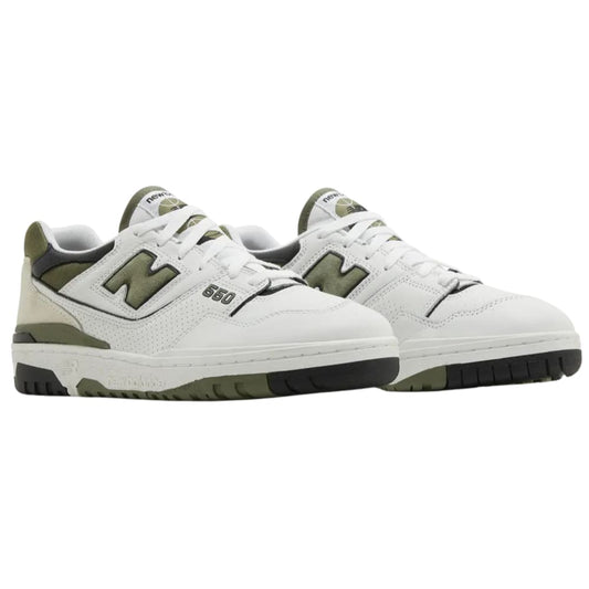 New Balance 550 White Dark Olivine