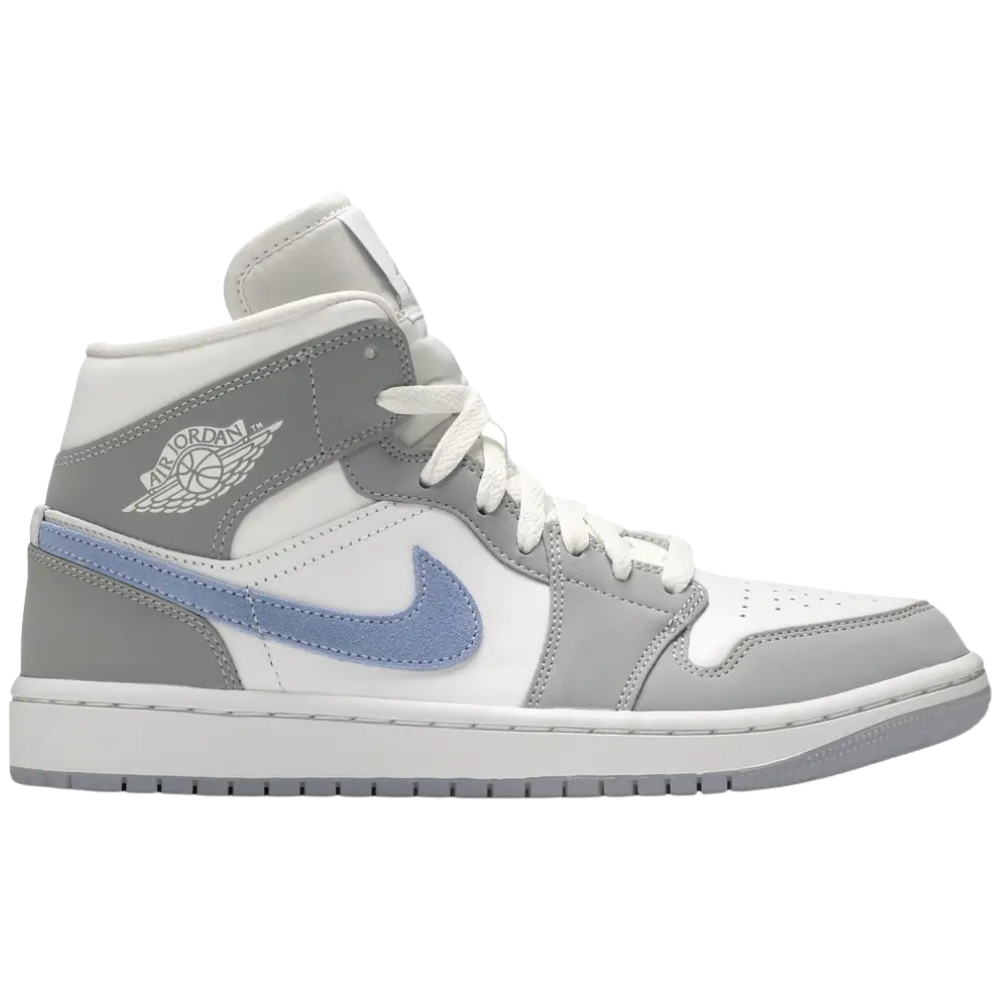 Jordan 1 Mid Wolf Grey Aluminum
