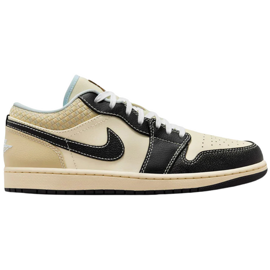 Jordan 1 Low SE Coconut Milk Black Muslin