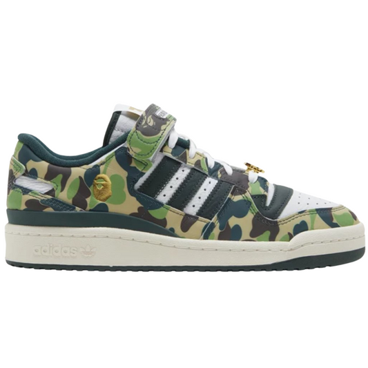 Adidas Forum 84 Low Bape 30th Anniversary Green Camo