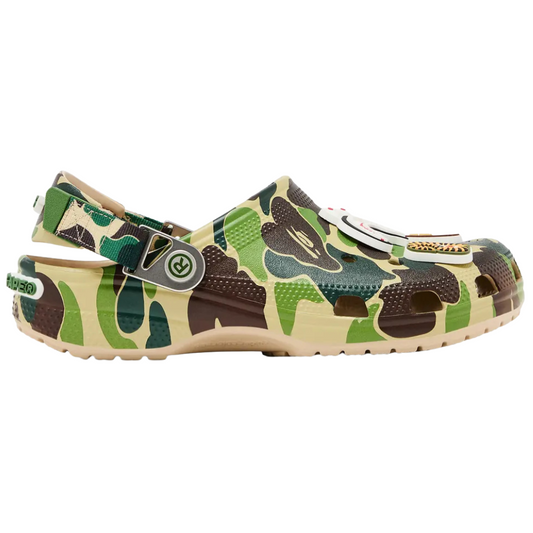Crocs Classic Clog A Bathing Ape ABC Camo Green