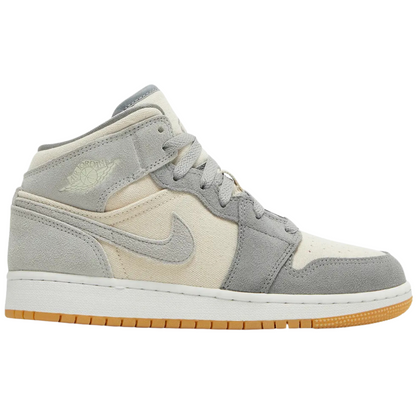 Jordan 1 Mid SE Coconut Milk Particle Grey (GS)