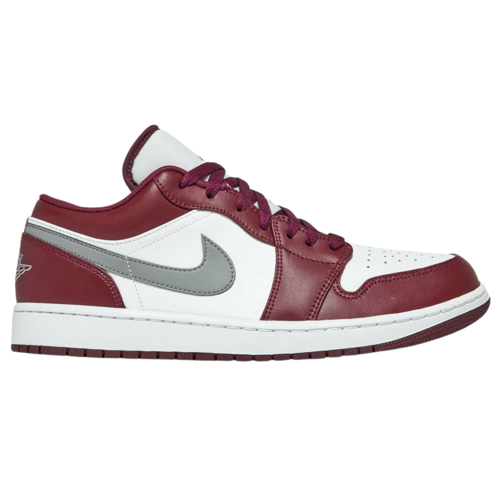 Jordan 1 Low White Bordeaux
