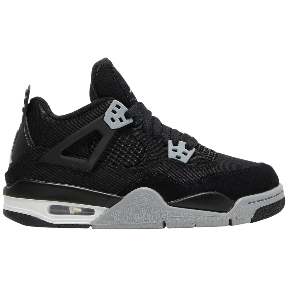 Jordan 4 Retro Black Canvas (GS)