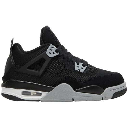 Jordan 4 Retro Black Canvas (GS)