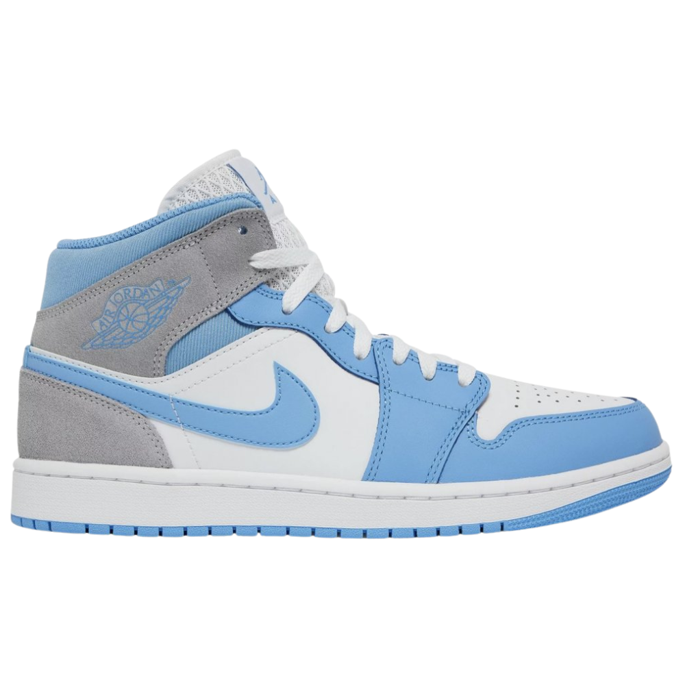 Jordan 1 Mid University Blue Grey