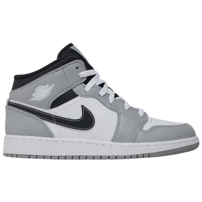 Jordan 1 Mid Light Smoke Grey (GS)