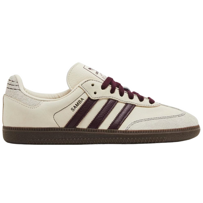 Adidas Samba OG Wonder White Maroon