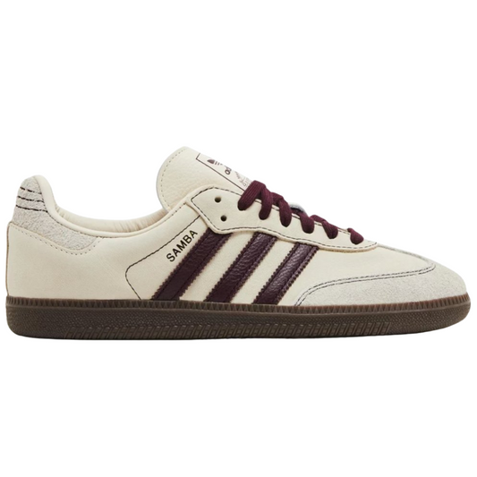 Adidas Samba OG Wonder White Maroon