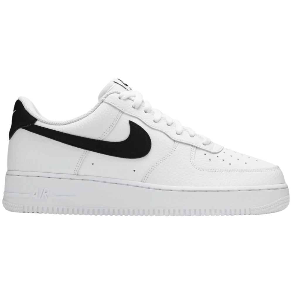 Nike Air Force 1 Low '07 White Black Pebbled Leather