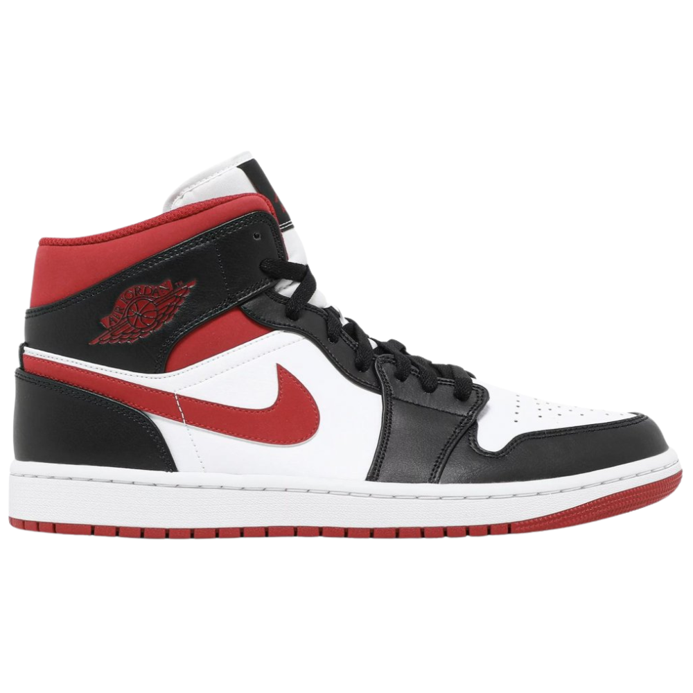 Jordan 1 Mid Gym Red Black White