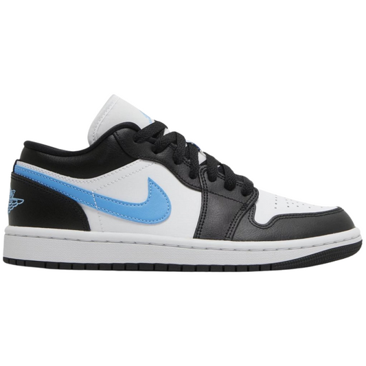 Jordan 1 Low Black University Blue White