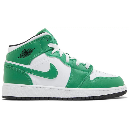 Jordan 1 Mid Lucky Green (GS)