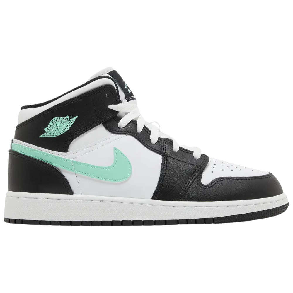 Jordan 1 Mid Green Glow (GS)