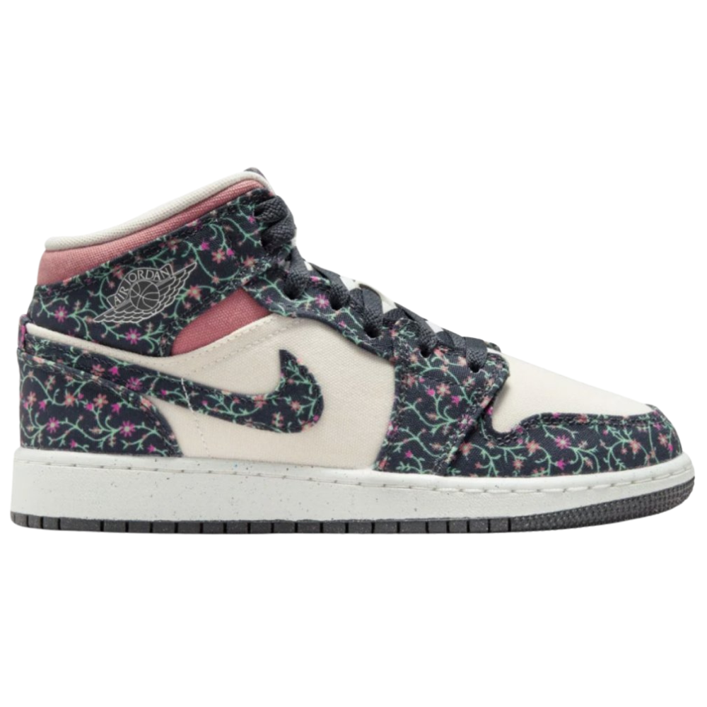 Jordan 1 Mid SE Floral (GS)