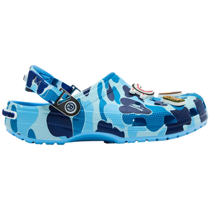Crocs Classic Clog A Bathing Ape ABC Camo Blue