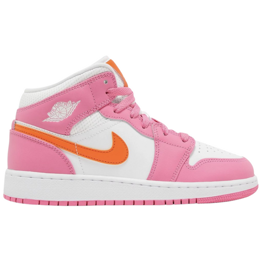 Jordan 1 Mid Pinksicle Safety Orange (GS)