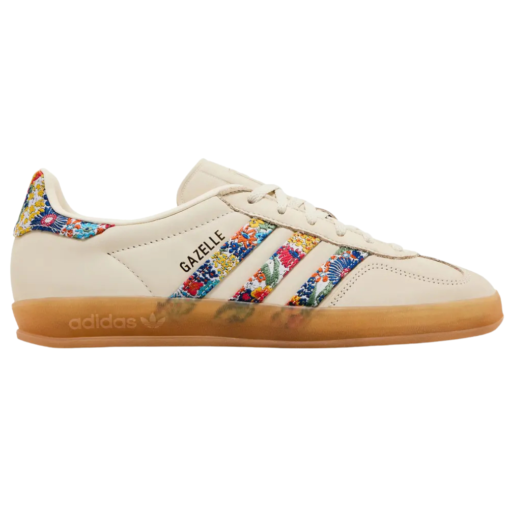 Adidas Gazelle Indoor Liberty London Floral Embroidery Stripes