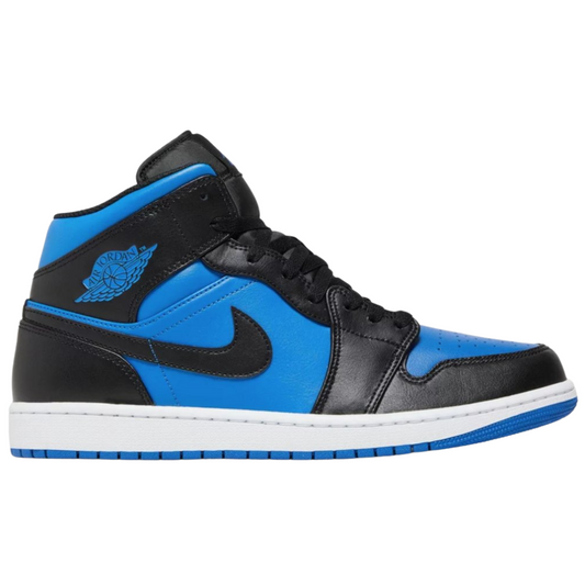 Jordan 1 Mid Black Royal Blue