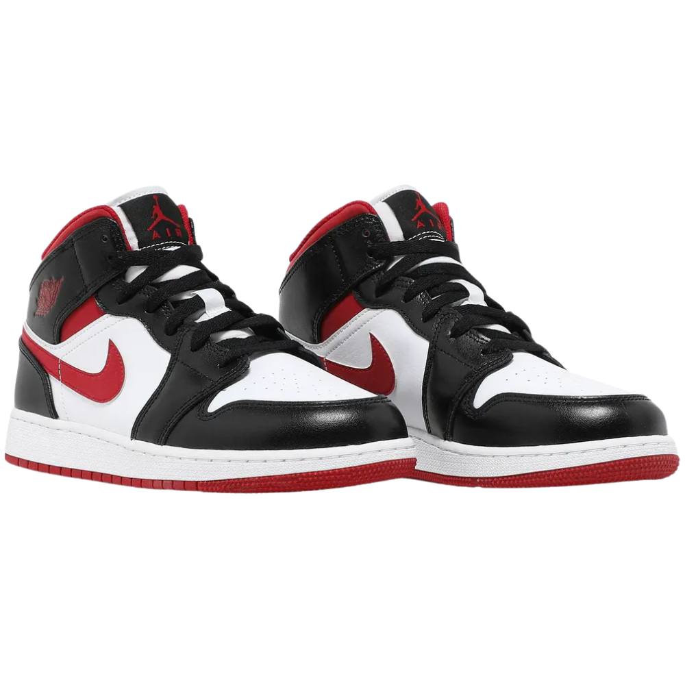Jordan 1 Mid Gym Red Black White (GS)