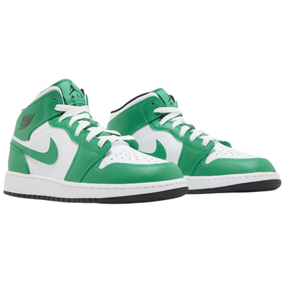 Jordan 1 Mid Lucky Green (GS)