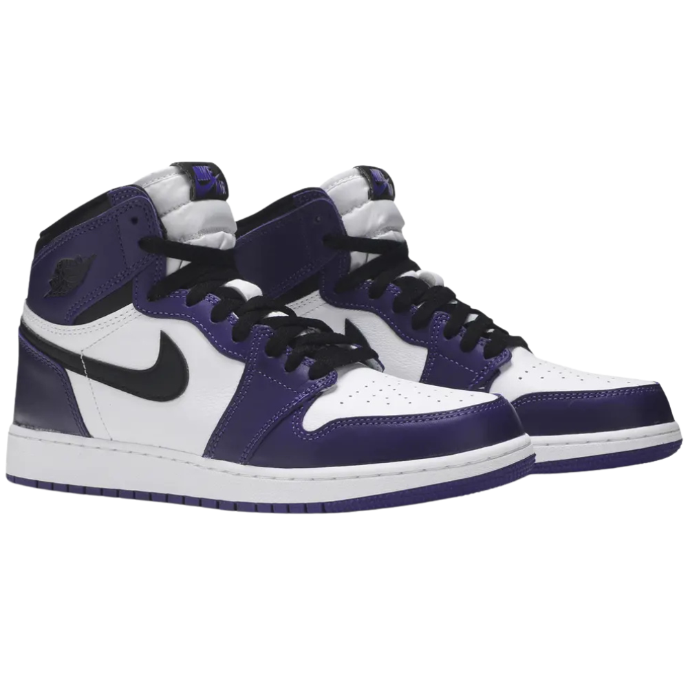 Jordan 1 Retro High Court Purple White (GS)