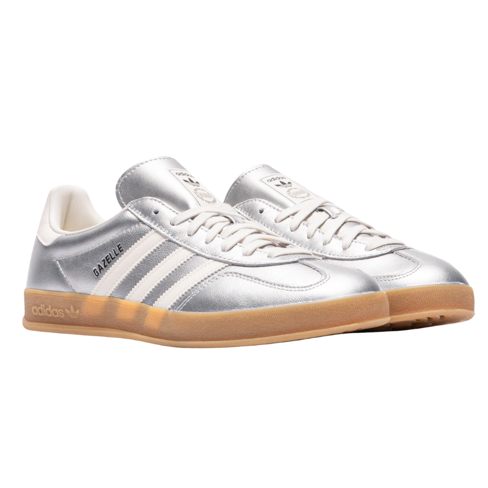 Adidas Gazelle Indoor Silver Metallic Core White