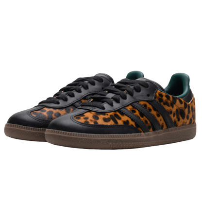 Adidas Samba OG Black Green Leopard