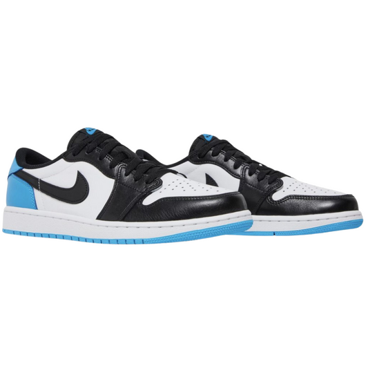 Jordan 1 Retro Low OG Black Dark Powder Blue