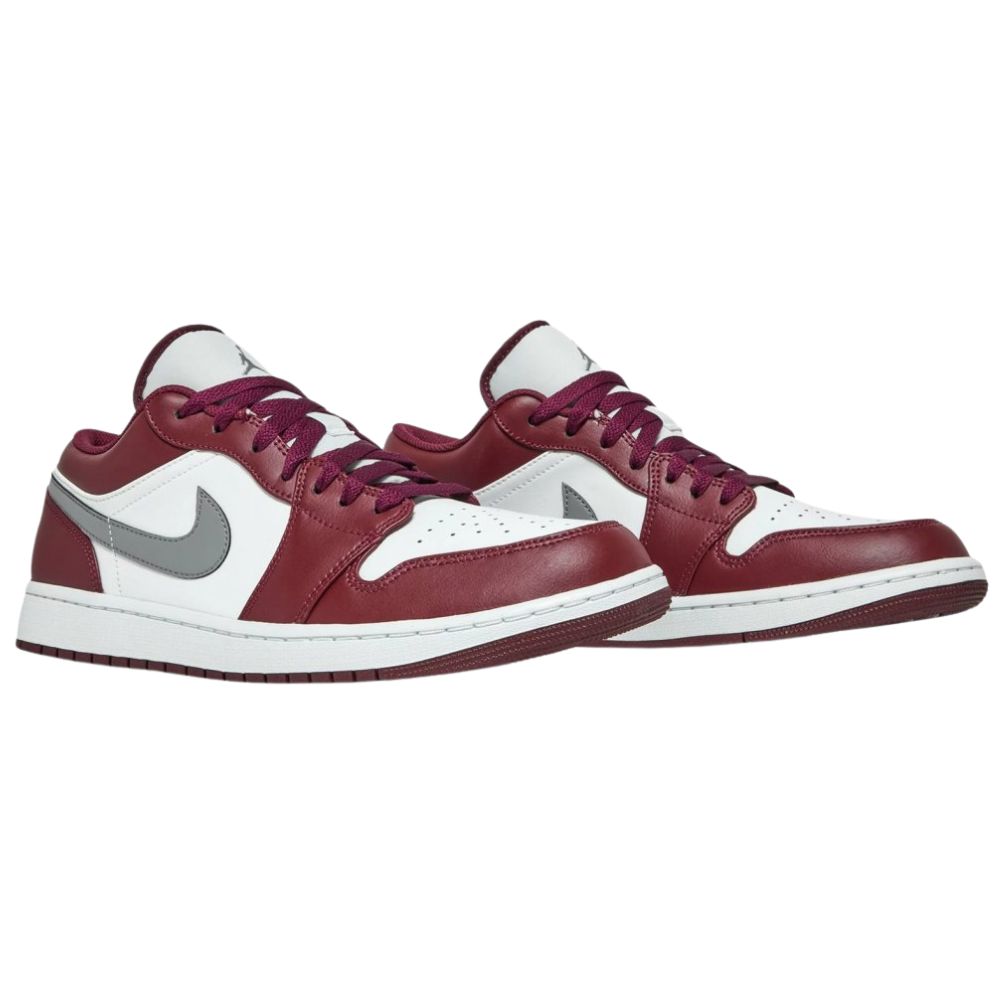 Jordan 1 Low White Bordeaux