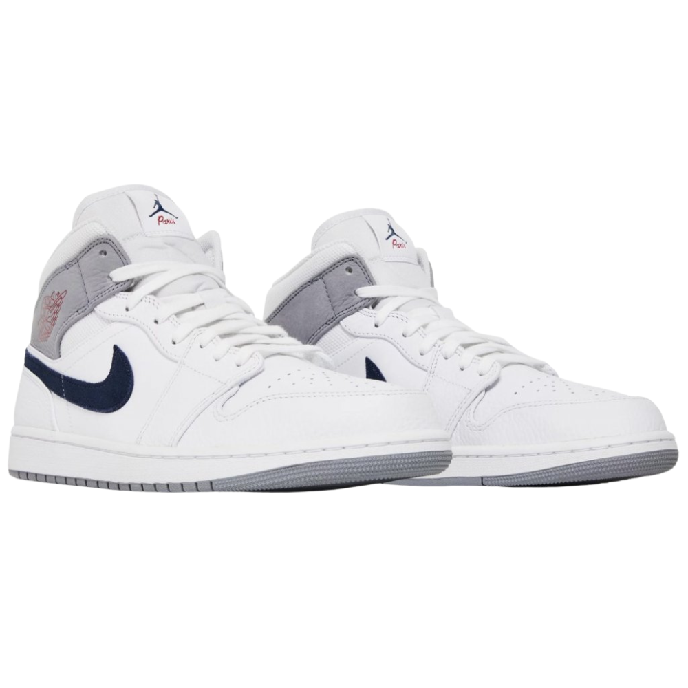Jordan 1 Mid Paris White