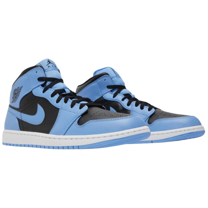 Jordan 1 Mid University Blue Black