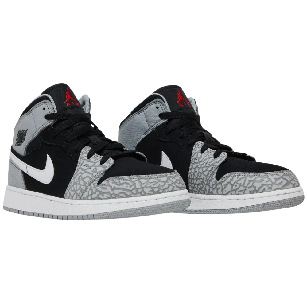 Jordan 1 Mid SE Elephant Print (GS)