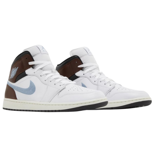 Jordan 1 Mid SE Brown Blue Grey