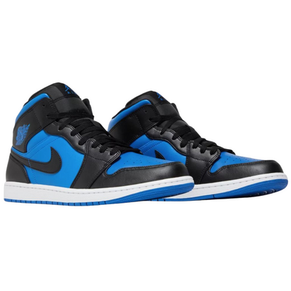 Jordan 1 Mid Black Royal Blue