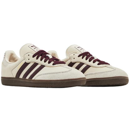 Adidas Samba OG Wonder White Maroon