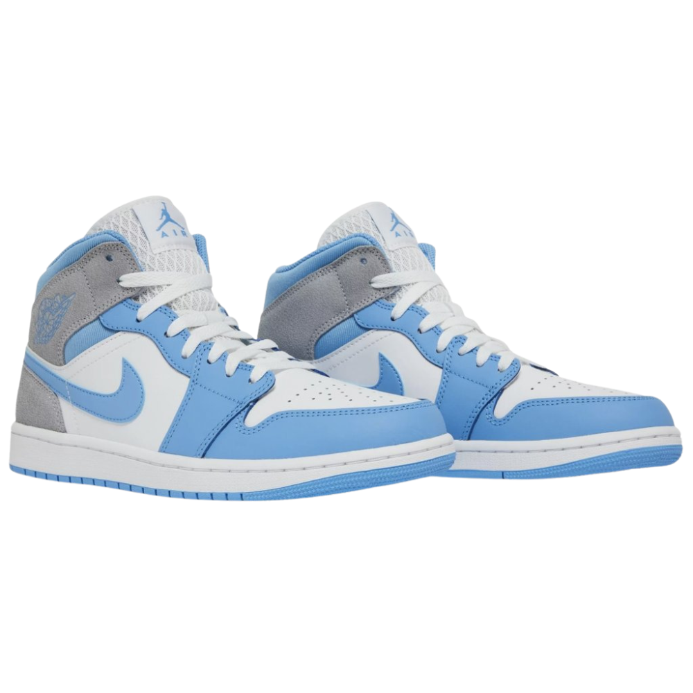 Jordan 1 Mid University Blue Grey
